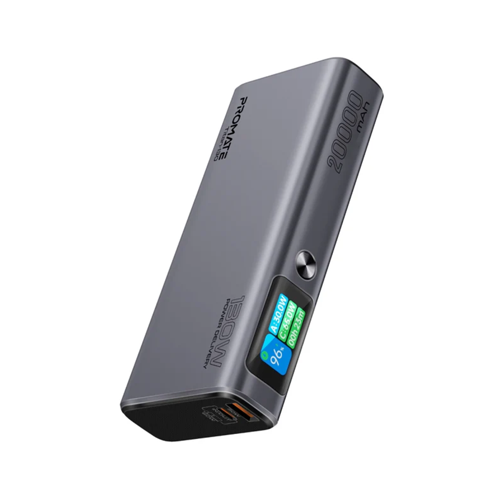 Promate Titan-130 Sleek 130W Multi-Port Power Delivery Power Bank Promate Titan-130 Sleek 130W Multi-Port Power Delivery Power Bank